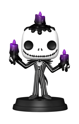 Pop! Super: The Nightmare Before Christmas - Jack Skellington Holding Candles (Light Up!) 6"