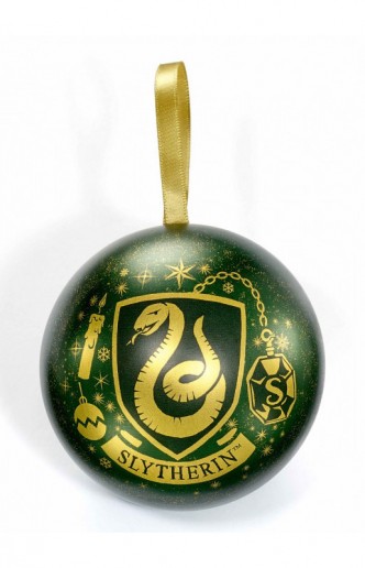 Bola de Navidad Harry Potter + Colgante Slythering