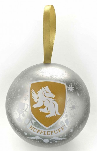 Bola de Navidad Harry Potter + Colgante Hufflepuff 