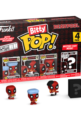Bitty Pop! Deadpool 4 Pack