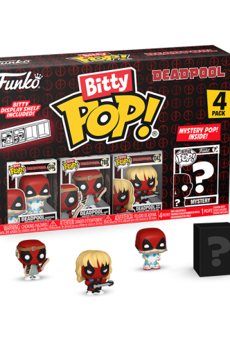 Bitty Pop! Deadpool 4 Pack