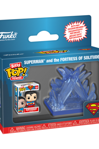 Bitty Pop! Towns: Superman - Superman and the Fortress of Solitude