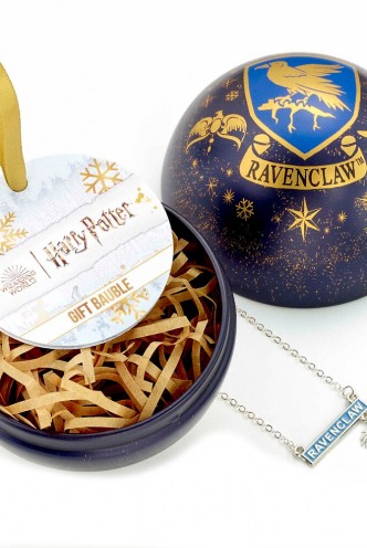 Bola de Navidad Harry Potter + Colgante Ravenclaw 