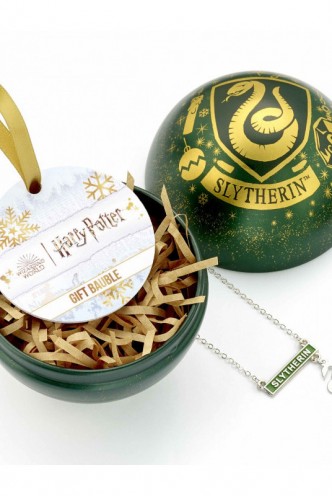 Bola de Navidad Harry Potter + Colgante Slythering