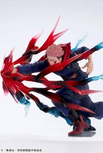 Jujutsu kaisen - Figura Yuji Itadori Black Flash Attack LUMINASTA SEGA