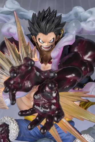 One Piece - Figura Monkey D Luffy Gear 4 Leo Bazooka Figuarts Zero