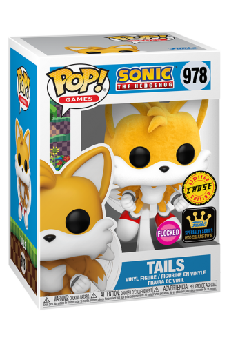 Pop! Games: Sonic The Hedgehog - Tails (Specialty Series) (Flocked Chase) Ex