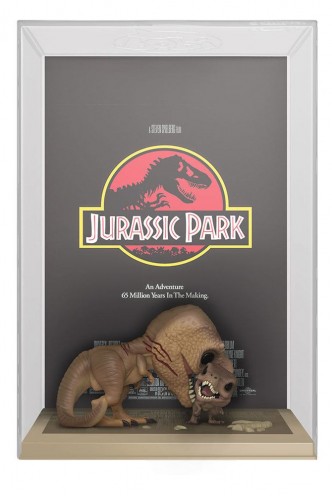 Pop! Movie Poster: Jurassic Park - Tyrannosaurus Rex & Velociraptor