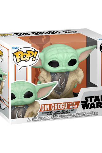 Pop! Star Wars: The Mandalorian - Din Grogu w/ Armor