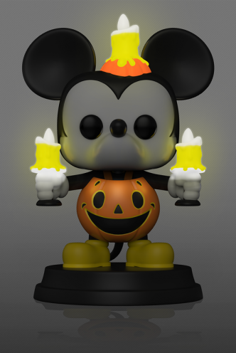 Pop! Super: Disney - Mikey Mouse in Pumpkin Costome (Light Up!) 6"