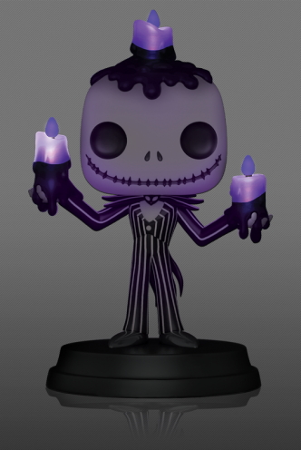 Pop! Super: The Nightmare Before Christmas - Jack Skellington Holding Candles (Light Up!) 6"