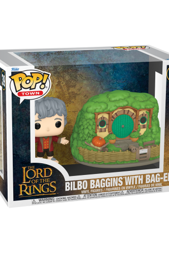 Pop! Town: The Lord of the Rings - Bilbo Baggins w/ Bag-End