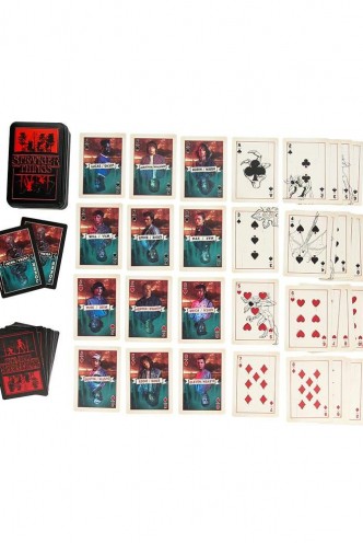 Stranger Things 5 Baraja de Naipes Metal