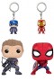 Pop! Marvel: Capitán América 3 "Civil War" - 4-Pack