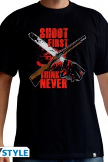 Ash VS Evil Dead - camiseta hombre "Shoot First"
