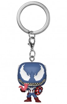 Pop! Keychain: Marvel Venom - Captain America