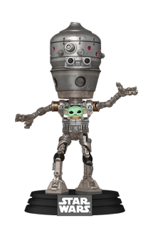 Pop! Deluxe: Star Wars: The Mandalorian - IG 12 w/ Grogu