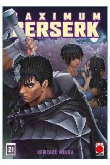 Maximum Berserk 21 (sobrecubierta con logo dorado + figura acrílica)